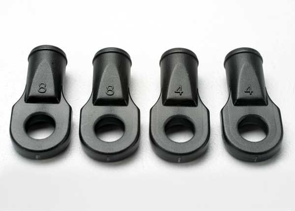 Traxxas Rod Ends, Revo (large, for rear toe link only) (4)