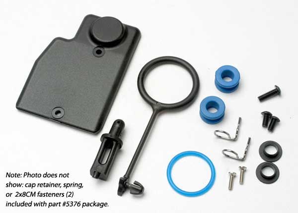 Traxxas Rebuild Kit, Fuel Tank (Includes: Mounting Post, Grommet