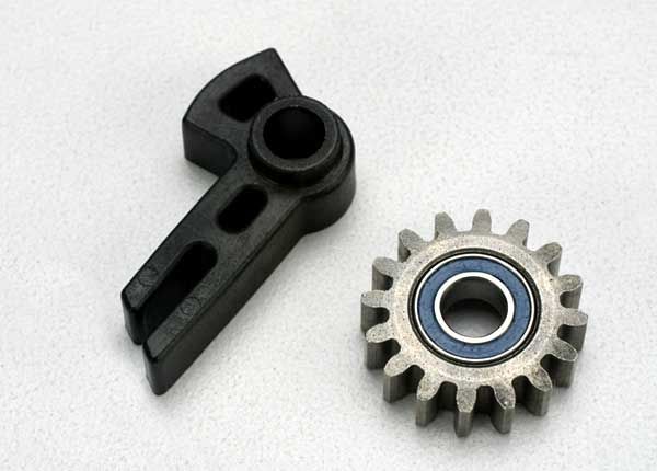 Traxxas Gear, Idler/ Idler Gear Support/ Bearing (Pressed In) - Click Image to Close