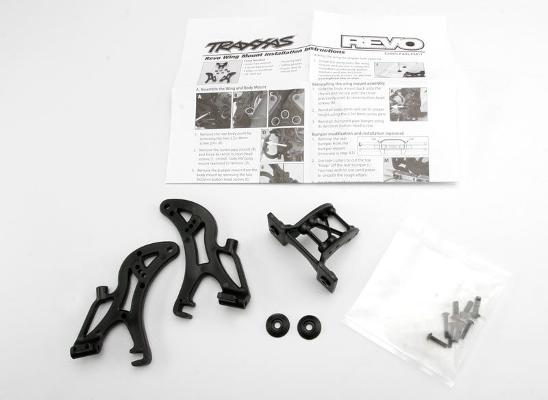 Traxxas Revo Wing Mount Includes Hardware