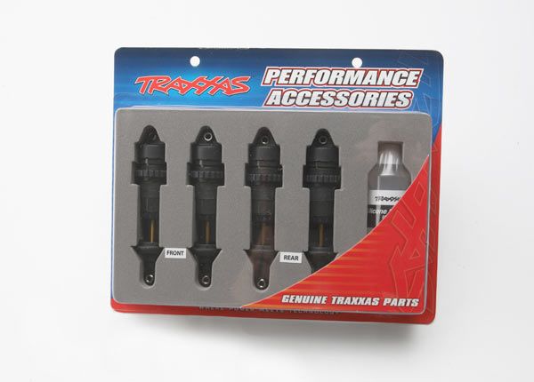 Traxxas Hard Anodized Teflon Coated GTR Shock Set (4) - Click Image to Close