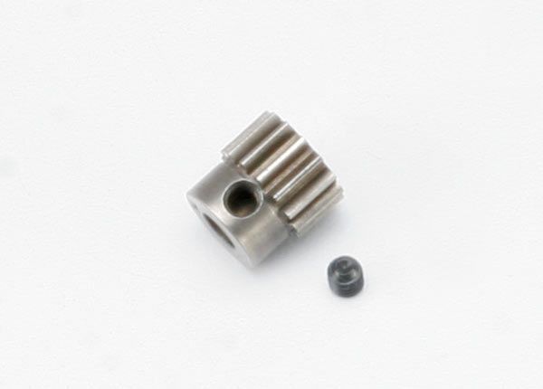 Traxxas Gear, 14-T Pinion 0.8 metric pitch - Click Image to Close