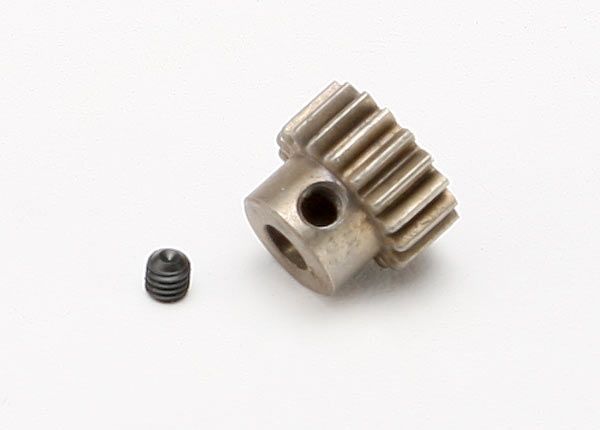 Traxxas Gear, 18-T Pinion 0.8 metric pitch - Click Image to Close