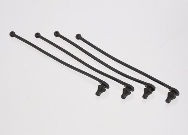 Traxxas Body Clip Retainer Set (Black) (4) - Click Image to Close