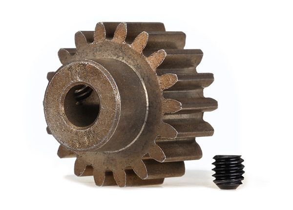 Traxxas Mod 1 Steel Pinion Gear 5mm Shaft (18) - Click Image to Close