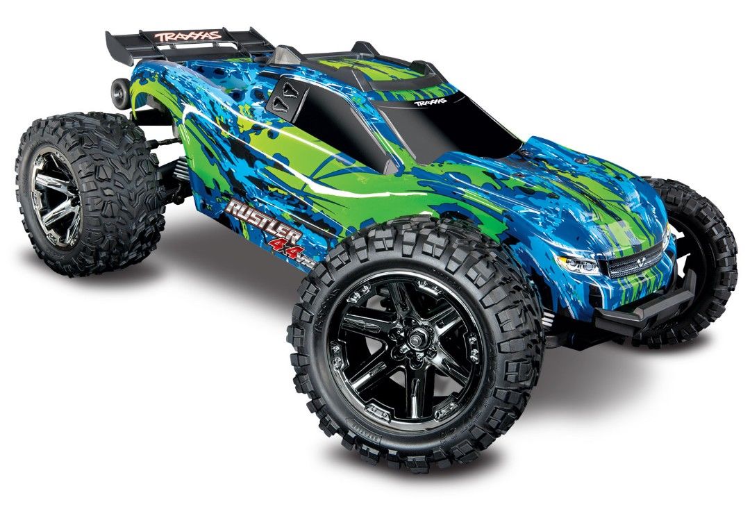 Traxxas Rustler VXL Brushless 1/10 RTR 4x4 Stadium Truck - Green