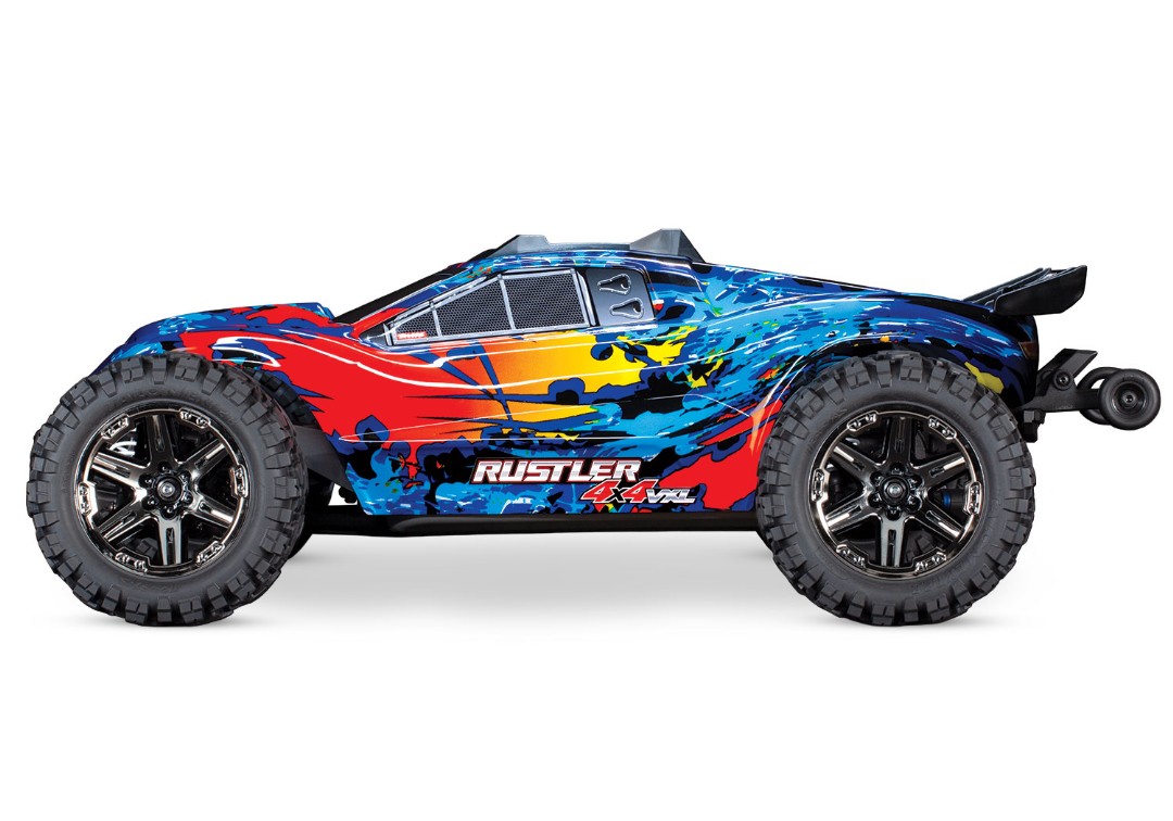 Traxxas Rustler VXL Brushless 1/10 RTR 4x4 Stadium Truck - Red