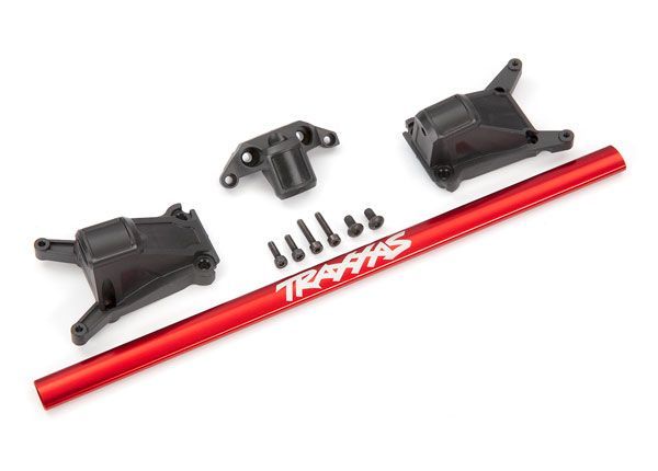 Traxxas Chassis Brace Kit, Red (fits Rustler 4X4 or Slash 4X4