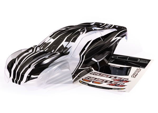 Traxxas Body, Rustler 4X4, Prographix Decal Sheet