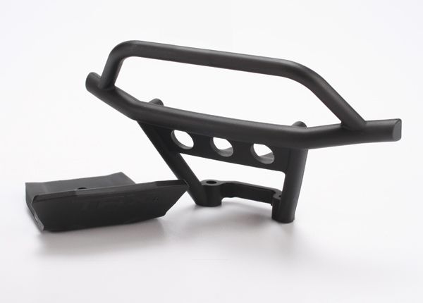 Traxxas Front Bumper/Skidplate Set (Black)