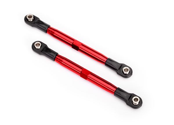 Traxxas Toe Links TUBES red-anodized, 7075-T6 aluminum