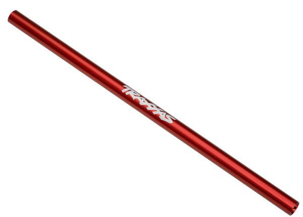 Traxxas Driveshaft, Center, 6061-T6 Aluminum (red-anodized) - Click Image to Close