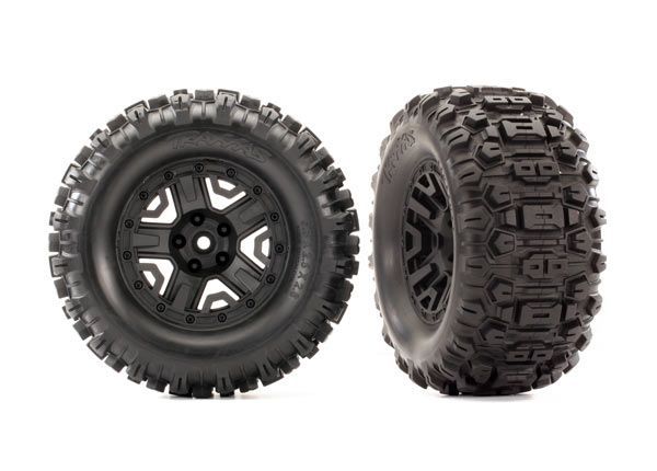 Traxxas Tires & Wheels, Assembled, Glued (2.8\"\")