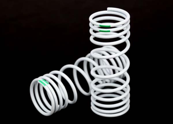 Traxxas Progressive Rate Front Shock Springs (Green) (2)