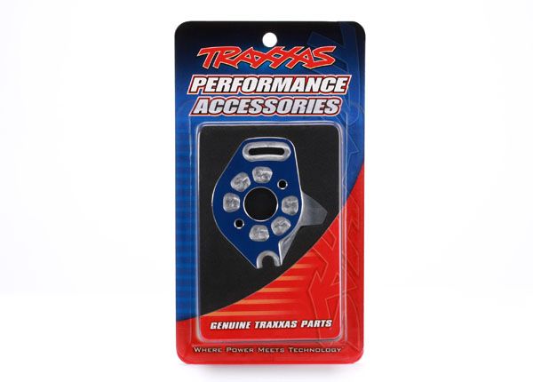 Traxxas Aluminum Motor Plate (Blue)