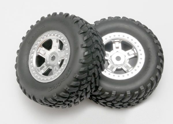 Traxxas Tires and Wheels, Assembled, Glued