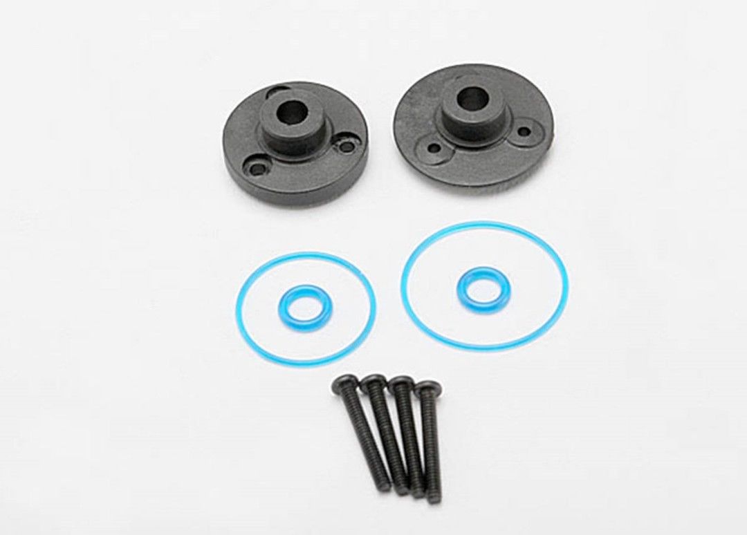 Traxxas Cover Plates, Differential (Front or Rear)/Gaskets (2) - Click Image to Close