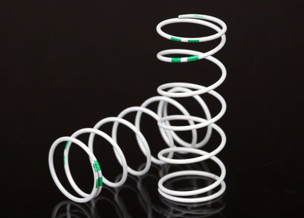 Traxxas Progressive Rate Long GTR Shock Springs (Green)