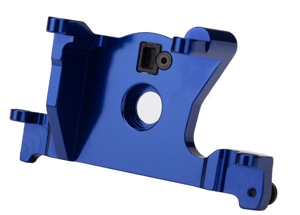 Traxxas Motor Mount, 6061-T6 Aluminum (blue-anodized) - Click Image to Close