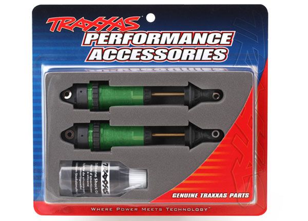 Traxxas Shocks, GTR XX-Long Green-Anodized, PTFE-Coated Bodies