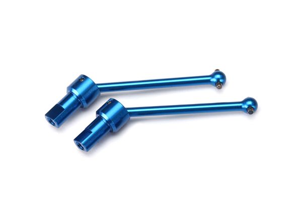 Traxxas LaTrax Aluminum Front/Rear Driveshaft (2) (Blue)