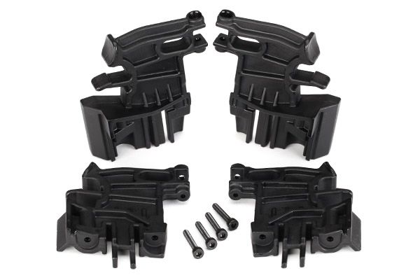 Traxxas Battery Hold-Down Mounts, Left (2)/ Right (2)/ 3x18mm CS