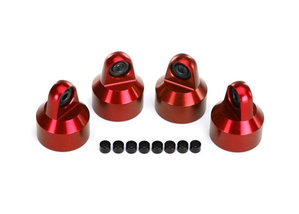 Traxxas X-Maxx GTX Shock Cap Aluminum (red-anodized), GTX Shocks