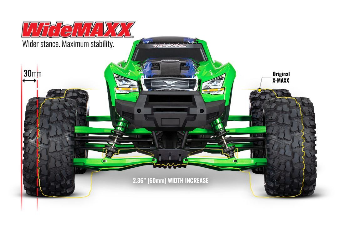 Traxxas Suspension kit X-Maxx WideMaxx Black