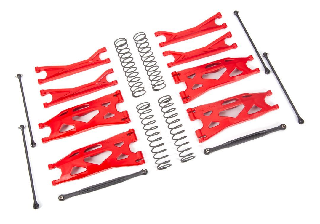 Traxxas Suspension Kit X-Maxx WideMaxx Red