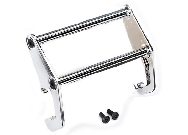 Traxxas Push Bar, Bumper (chrome) (fits #8069 bumper)