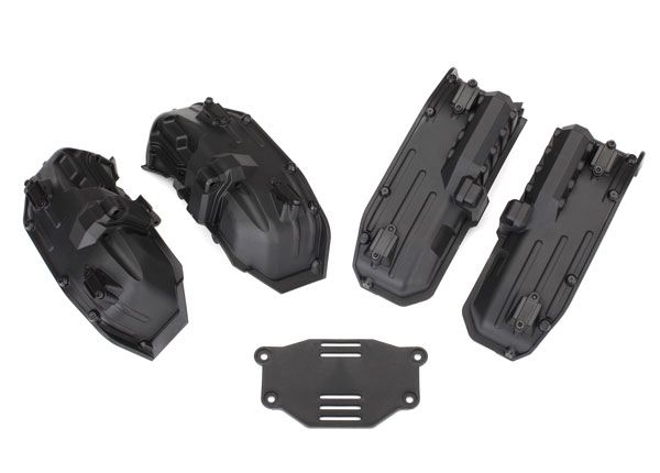 Traxxas Fenders, Inner (narrow), Front & Rear (2 each)/ Rock