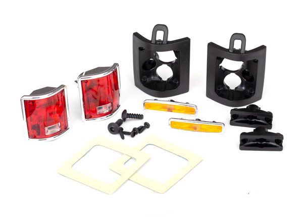 Traxxas Tail Lights, Left & Right (assembled)/ Tail Light