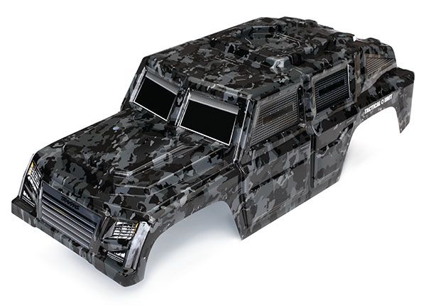 Traxxas Body, Tactical Unit, Night Camo (painted)/ Decals