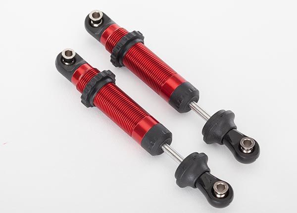 Traxxas Shocks, GTS, Aluminum (red-anodized)