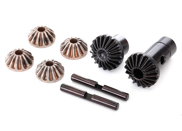 Traxxas Gear Set, Differential (output gears (2), spider gears - Click Image to Close