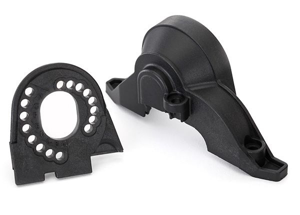 Traxxas Plate, Motor/ Upper Spur Gear Cover - Click Image to Close