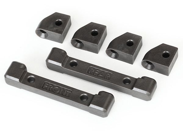 Traxxas Mounts, Suspension Arms (front & rear) (4)/ Hinge Pin - Click Image to Close