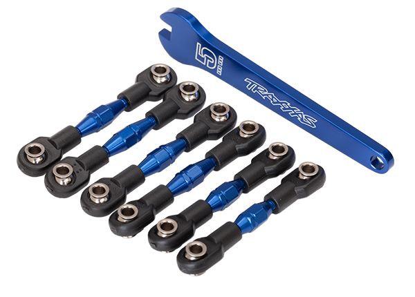 Traxxas Turnbuckles, Aluminum (blue-anodized), Camber Links,