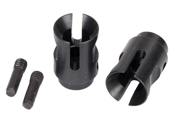 Traxxas Drive Cups, Inner (2) steel constant-velocity driveshaft - Click Image to Close