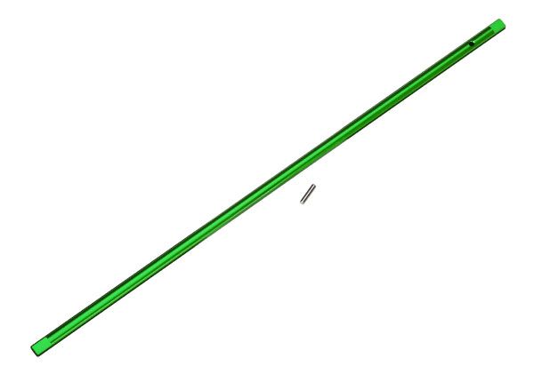 Traxxas Driveshaft, Center, Aluminum (Green) - Click Image to Close