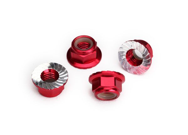 Traxxas Nuts, 5mm Flanged Nylon Locking