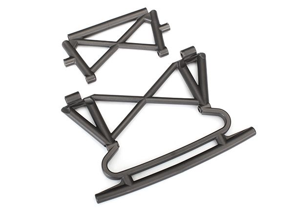 Traxxas Bumper, Front/ Bumper Support - Click Image to Close