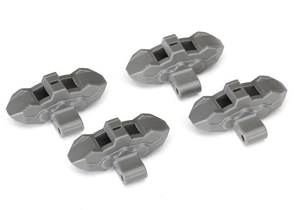 Traxxas Brake Calipers, Front or Rear (grey) (4) - Click Image to Close