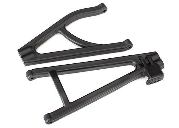 Traxxas Suspension Arms, Black, Rear (left), Heavy Duty, - Click Image to Close