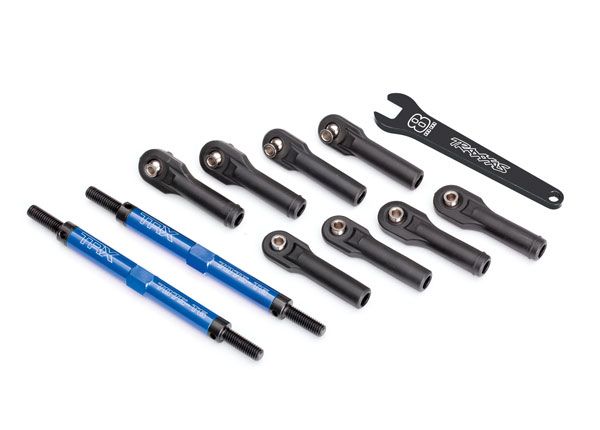 Traxxas Toe Links, E-Revo VXL(TUBES blue-anodized, 7075-T6