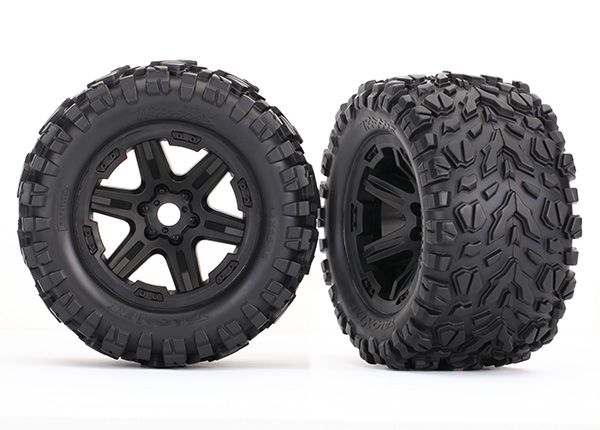 Traxxas Tires & Wheels, Assembled, Glued