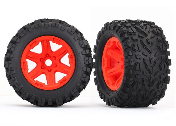 Traxxas Tires & Wheels, Assembled, Glued