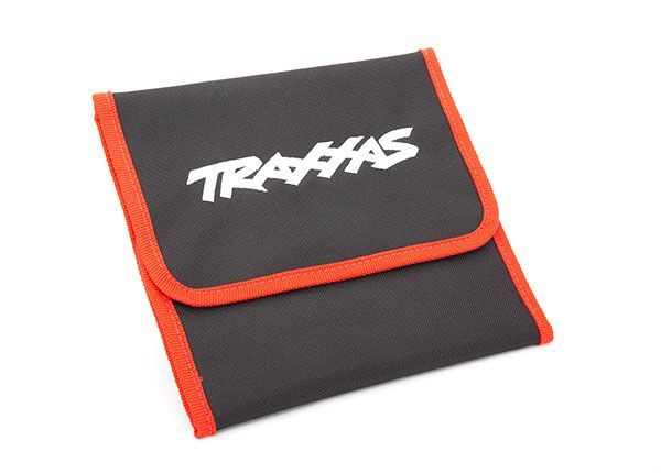 Traxxas Tool Pouch, Red (custom embroidered with Traxxas logo)