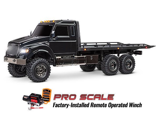 Traxxas TRX-6 Ultimate RC Hauler 6X6 w/ LEDs & Winch - Black