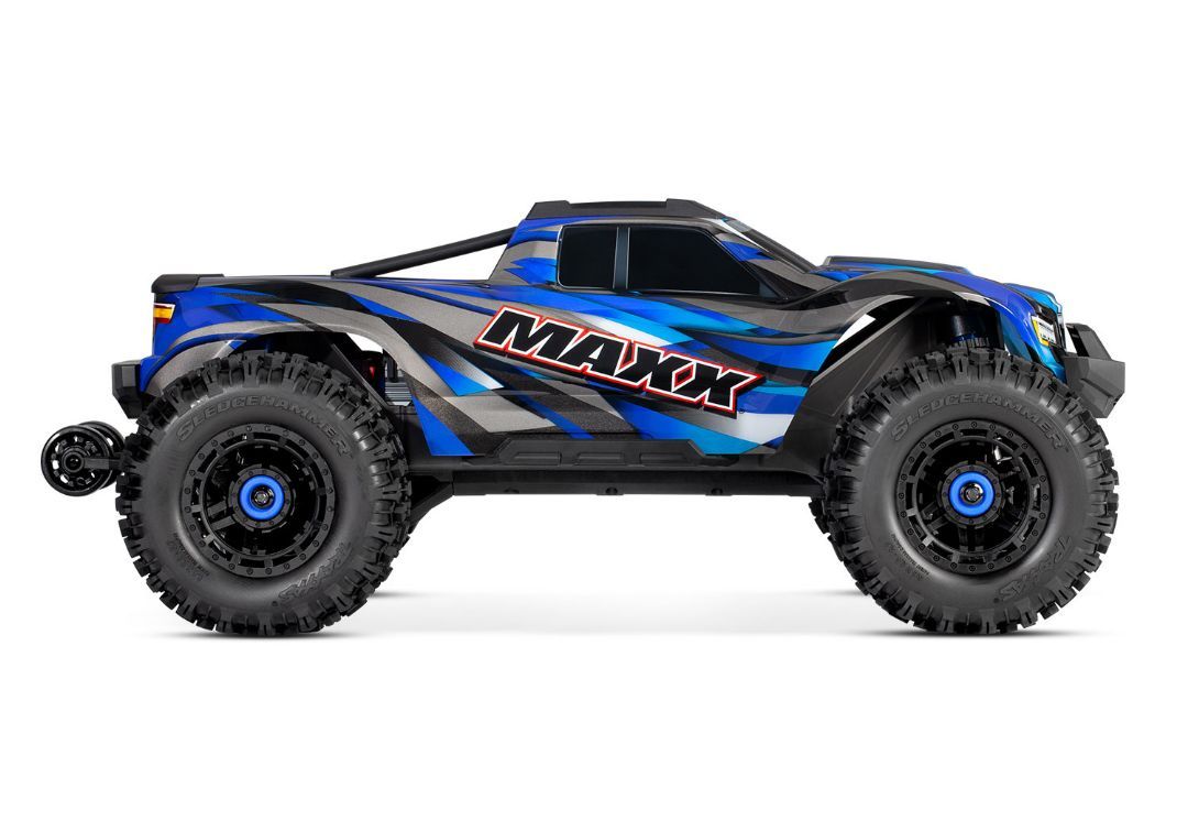 Traxxas Maxx 4S V2 Brushless Monster Truck w/ WideMaxx - Blue